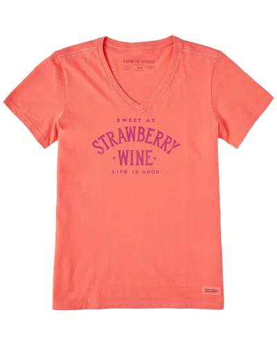 Life Is Good ® Crusher Lite T-shirt In Red