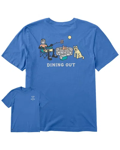 Life Is Good ® Crusher Lite T-shirt In Blue