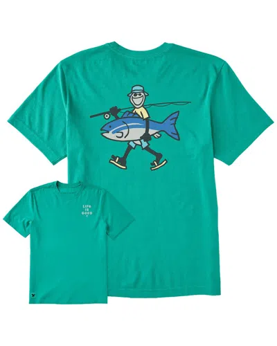 Life Is Good Crusher Lite T-shirt In Black