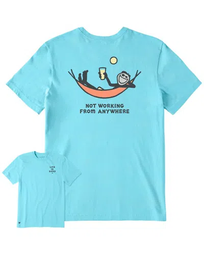 Life Is Good ® Crusher Lite T-shirt In Blue