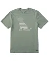 Life Is Good Crusher Lite T-shirt In Green