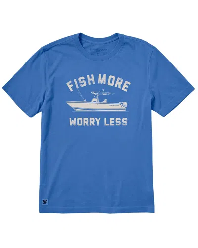 Life Is Good ® Crusher Lite T-shirt In Blue
