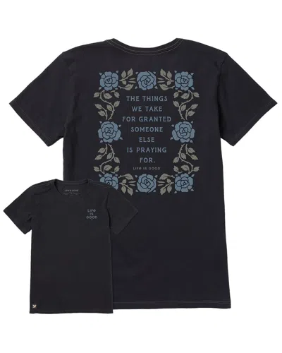Life Is Good ® Crusher Lite T-shirt In Black