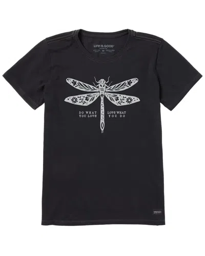 Life Is Good ® Crusher Lite T-shirt In Black