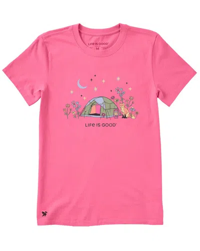 Life Is Good ® Crusher Lite T-shirt In Pink