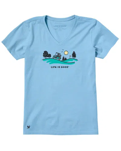 Life Is Good ® Crusher Lite T-shirt In Blue