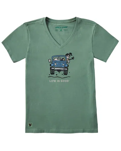Life Is Good ® Crusher Lite T-shirt In Green