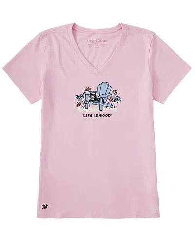 Life Is Good ® Crusher Lite T-shirt In Pink