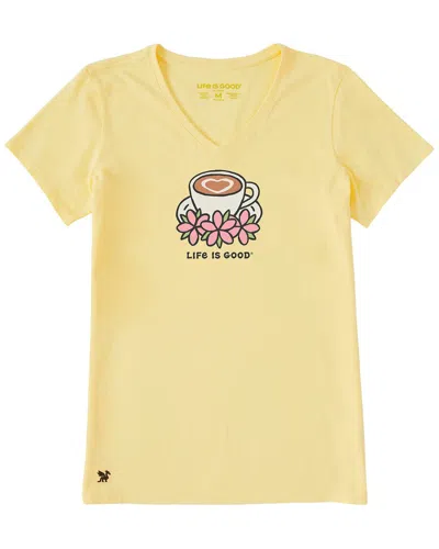 Life Is Good ® Crusher Lite T-shirt In Yellow