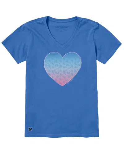 Life Is Good ® Crusher Lite T-shirt In Blue