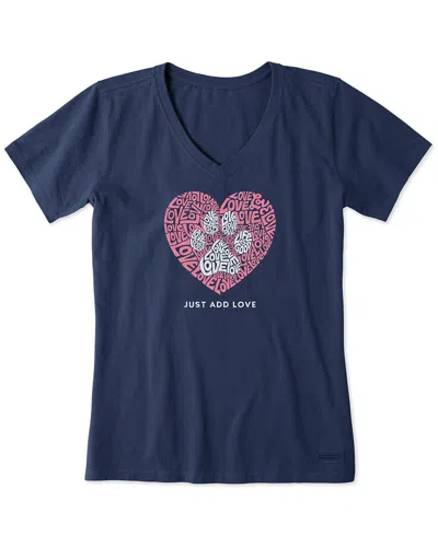 Life Is Good ® Crusher Lite T-shirt In Blue