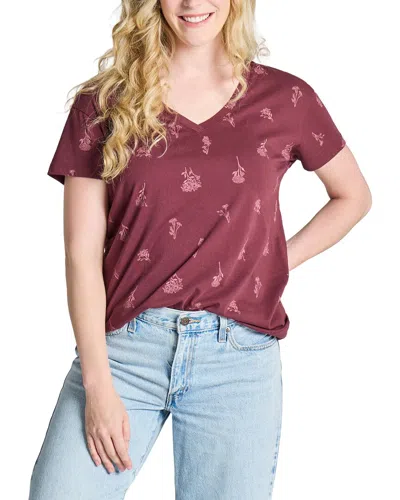 Life Is Good ® Crusher Lite T-shirt In Burgundy