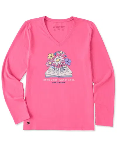 Life Is Good ® Crusher Lite T-shirt In Pink