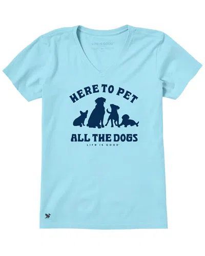Life Is Good Crusher Lite T-shirt In Blue