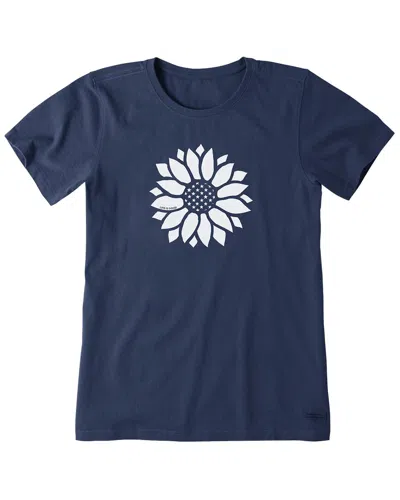 Life Is Good Crusher Lite T-shirt In Blue