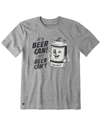 Life Is Good ® Crusher Lite T-shirt In Gray
