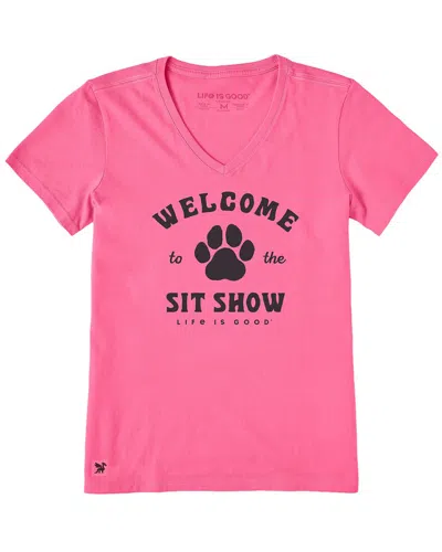 Life Is Good ® Crusher Lite T-shirt In Pink