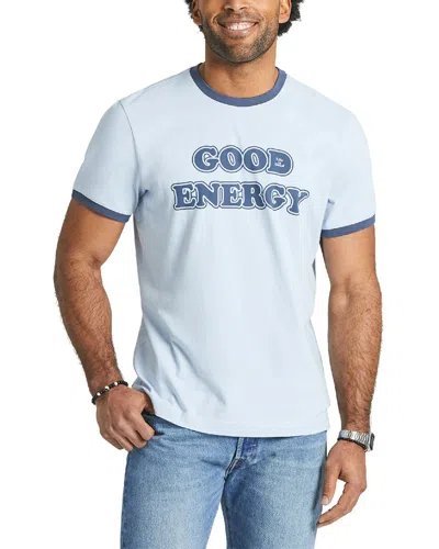 Life Is Good Crusher Ringer T-shirt In Blue