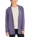 Life Is Good Crusher Solid Flex Cardigan In Purple