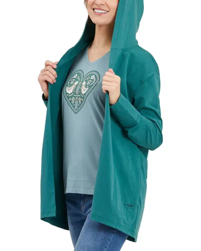 Life Is Good Crusher Solid Flex Cardigan
