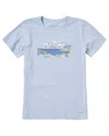 Life Is Good ® Crusher T-shirt In Blue