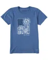 Life Is Good Crusher T-shirt In Blue