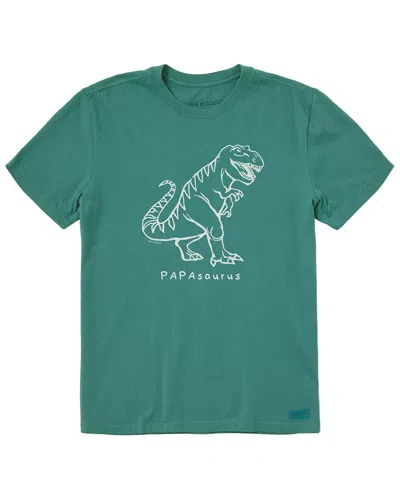 Life Is Good Crusher T-shirt In Green