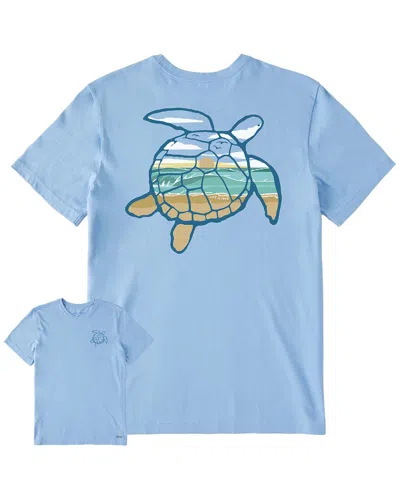 Life Is Good Crusher T-shirt In Blue