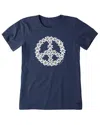 Life Is Good Crusher T-shirt In Blue