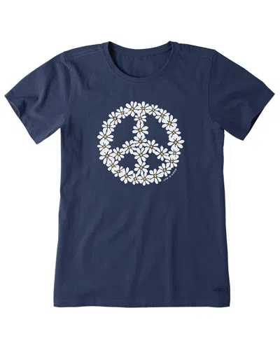 Life Is Good Crusher T-shirt In Blue