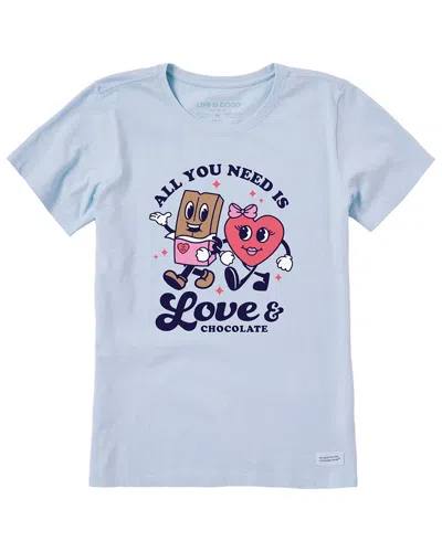 Life Is Good Kids'  Crusher T-shirt In Blue