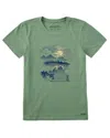 Life Is Good ® Crusher T-shirt In Brown