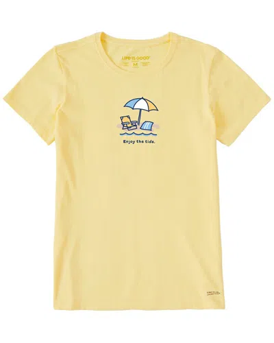 Life Is Good ® Crusher T-shirt In Yellow