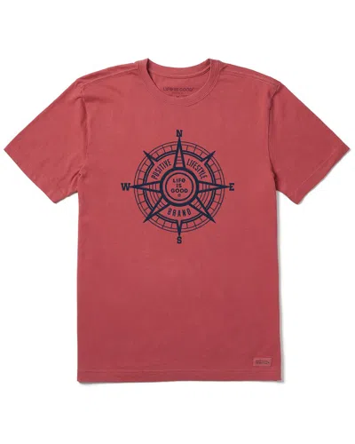 Life Is Good ® Crusher T-shirt In Red