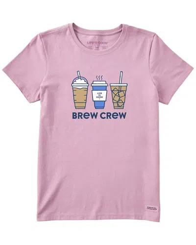 Life Is Good Crusher T-shirt In Purple