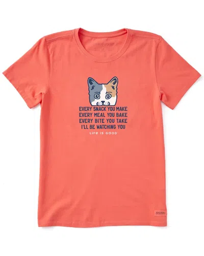 Life Is Good ® Crusher T-shirt In Orange