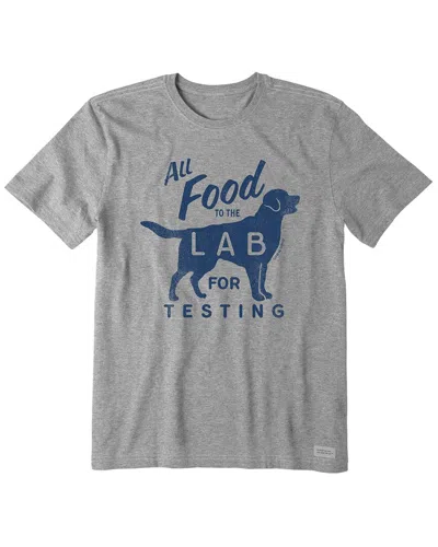Life Is Good Crusher T-shirt In Grey