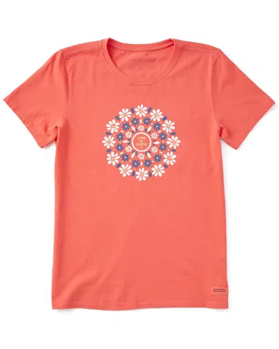 Life Is Good ® Crusher T-shirt In Orange