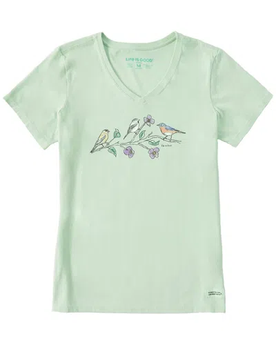 Life Is Good Crusher T-shirt In Green