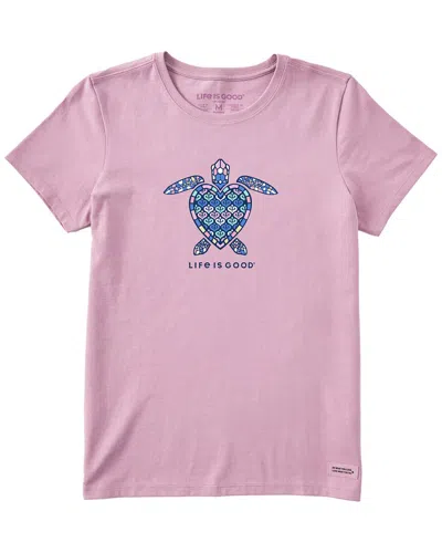 Life Is Good Crusher T-shirt In Purple