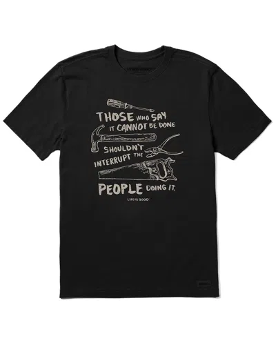 Life Is Good Crusher T-shirt In Black