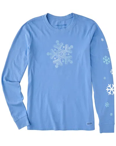 Life Is Good Crusher T-shirt In Blue