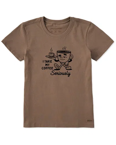 Life Is Good ® Crusher T-shirt In Brown