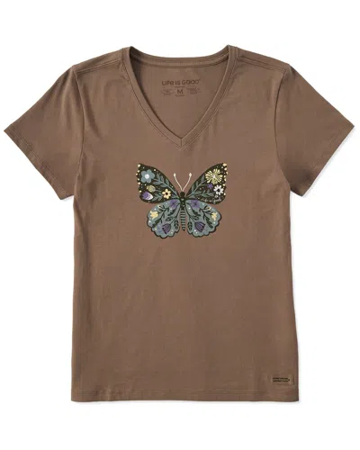 Life Is Good ® Crusher T-shirt In Brown