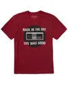Life Is Good Crusher T-shirt In Burgundy