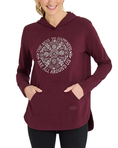 Life Is Good ® Crusher T-shirt In Burgundy