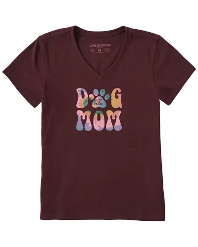 Life Is Good ® Crusher T-shirt In Burgundy