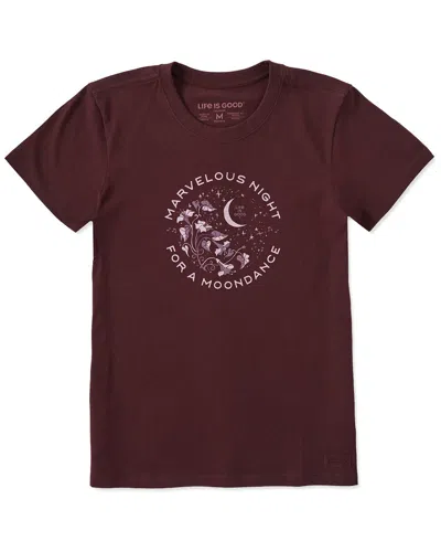 Life Is Good ® Crusher T-shirt In Burgundy