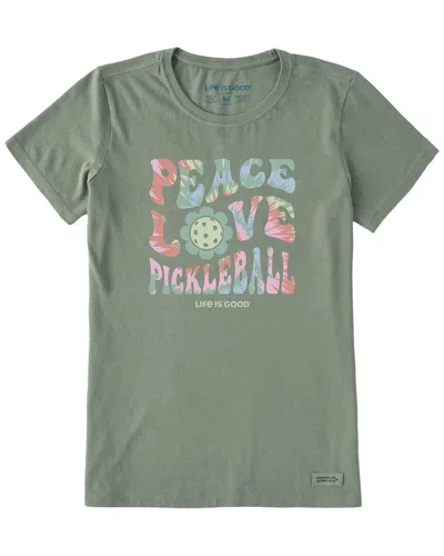 Life Is Good Crusher T-shirt In Green