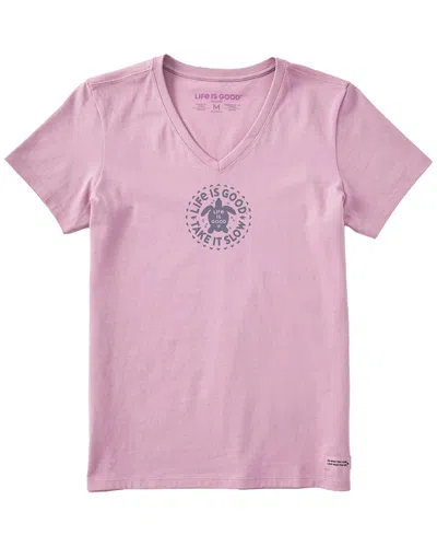 Life Is Good ® Crusher T-shirt In Pink